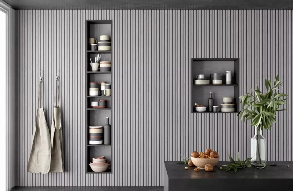 Декоративная рейка в интерьере — 5