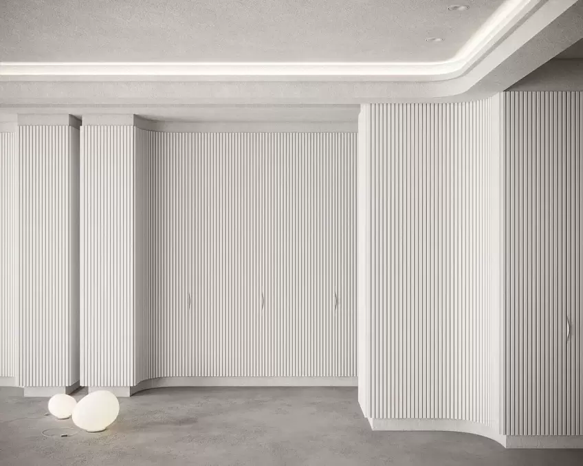 Декоративная рейка в интерьере — 3