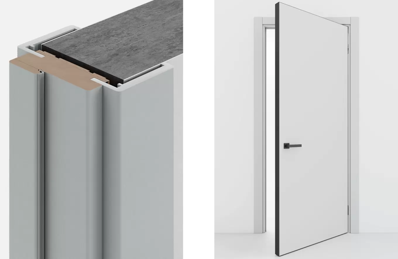 Короб МДФ + наличники PVC