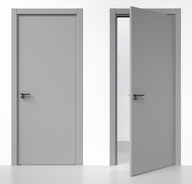 Короб и наличники из МДФ повышенной плотности, скрытые или накладные петли на выбор