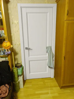 Межкомнатная дверь Элегант, модель 168 Белый улун