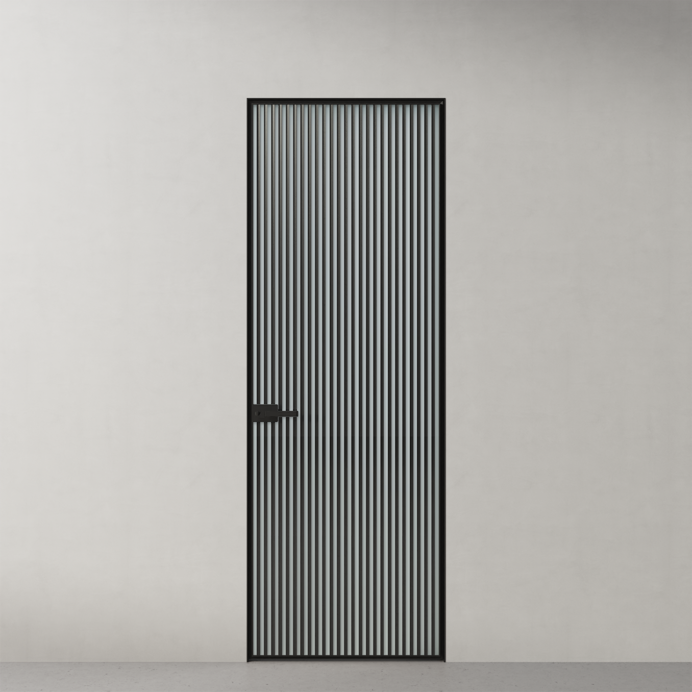 Стеклянная дверь 1000 линий, 1000 линий стекло матовое