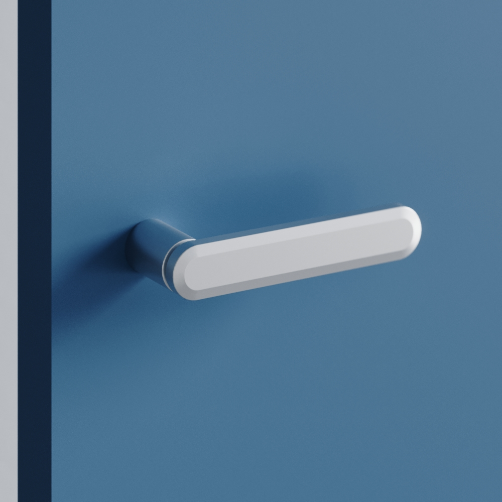 Межкомнатная ручка Благо, хром матовый