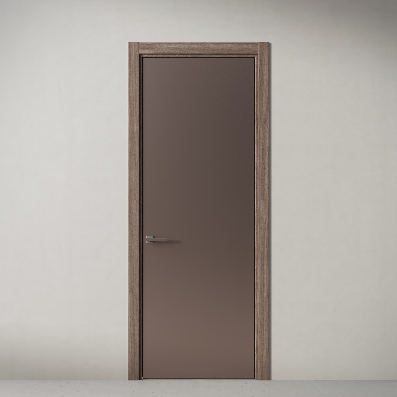 Стеклянная дверь Рейн, модель 22 без гравировки стекло серебряное-бронзовое