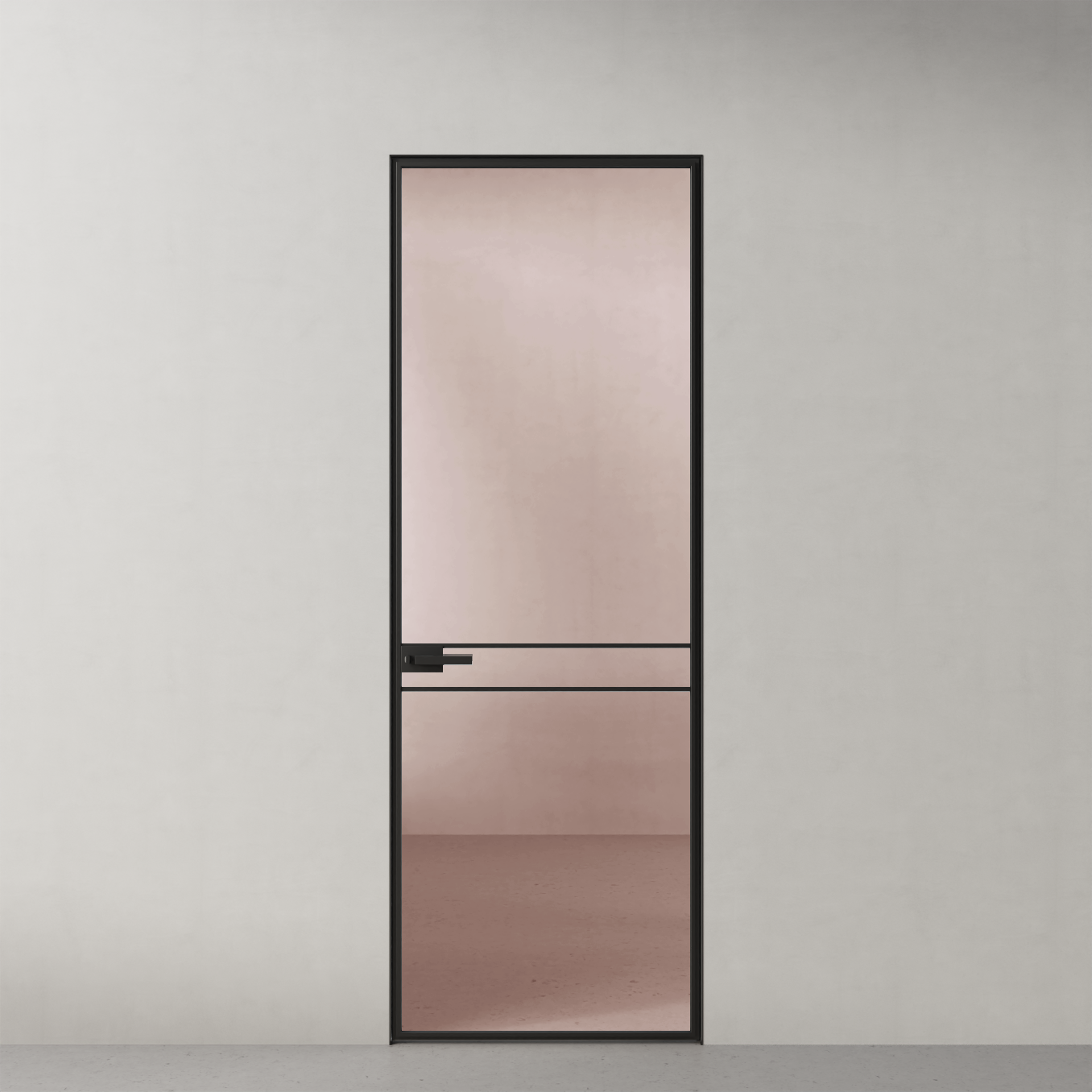 Стеклянная дверь Графика, GR14 стекло бронза прозрачная