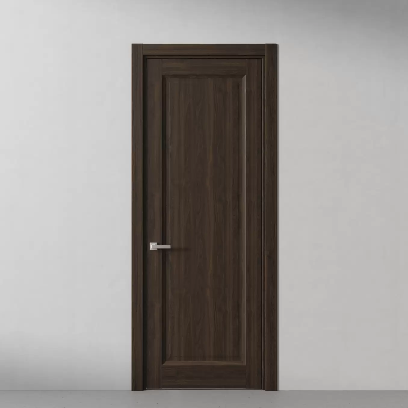 Межкомнатная дверь Элегант, модель 39 Темный орех