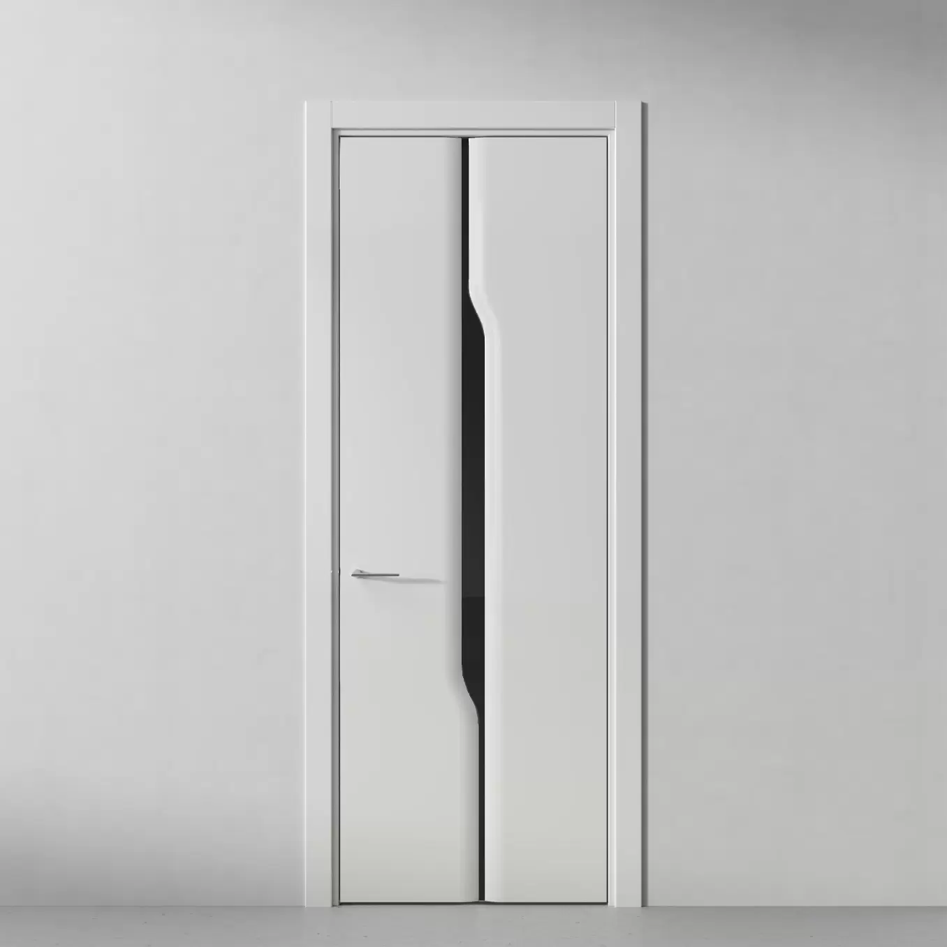 Межкомнатная дверь Листва, модель 177 Белый