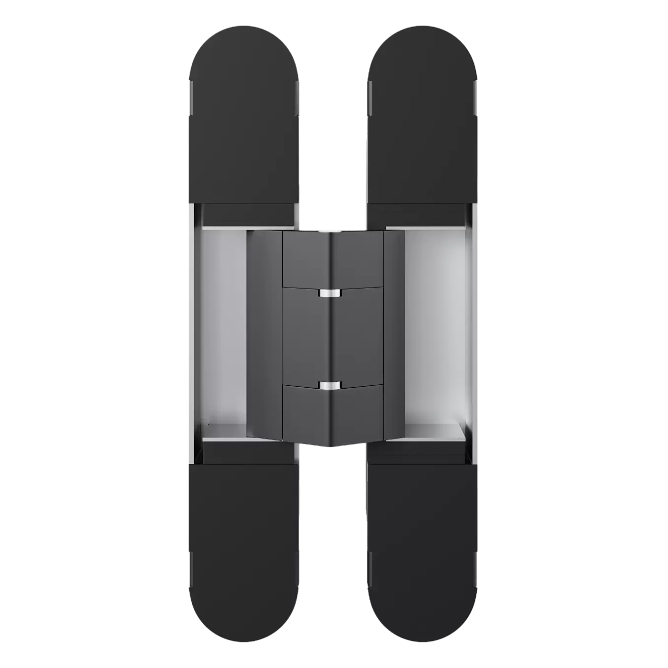 Скрытые петли Колибри, черный матовый