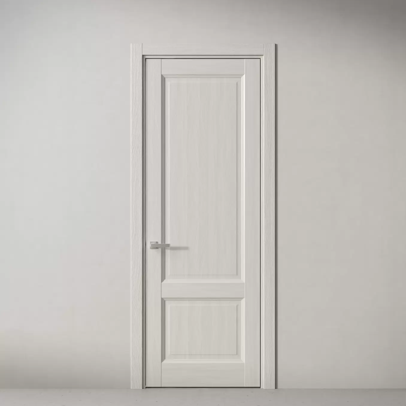 Межкомнатная дверь Элегант, модель 168 Белый дуб