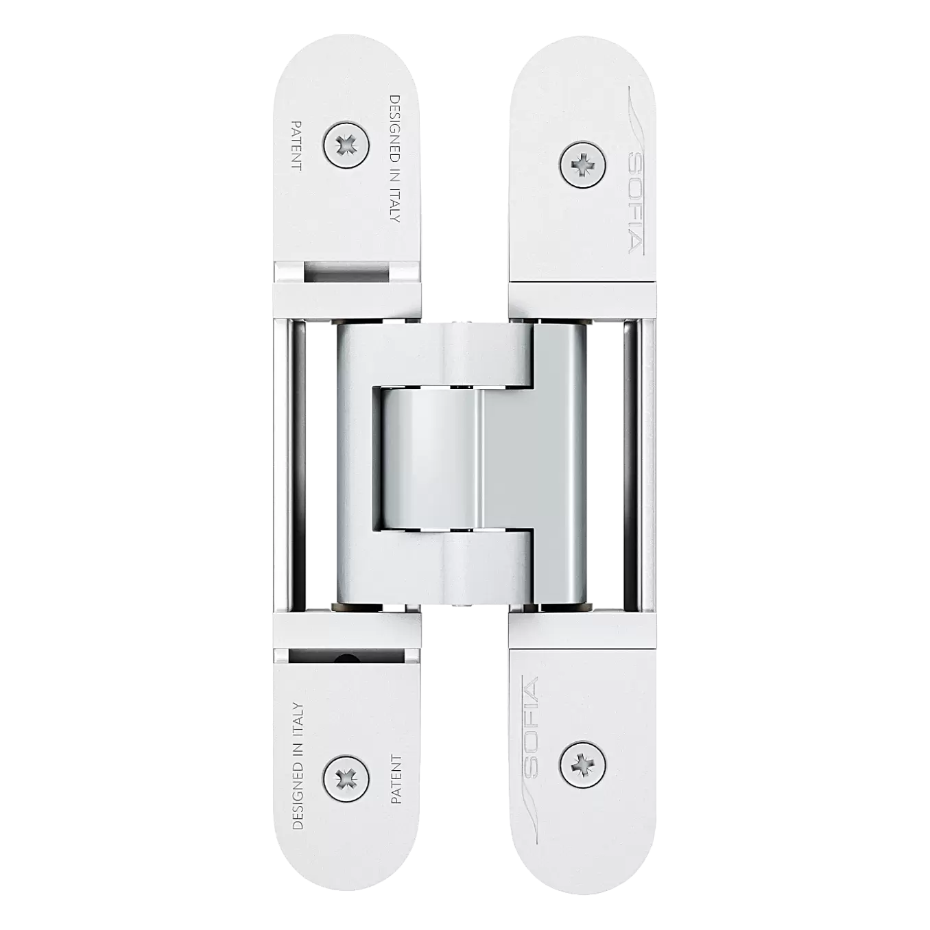 Скрытые петли Феникс, матовый алюминий