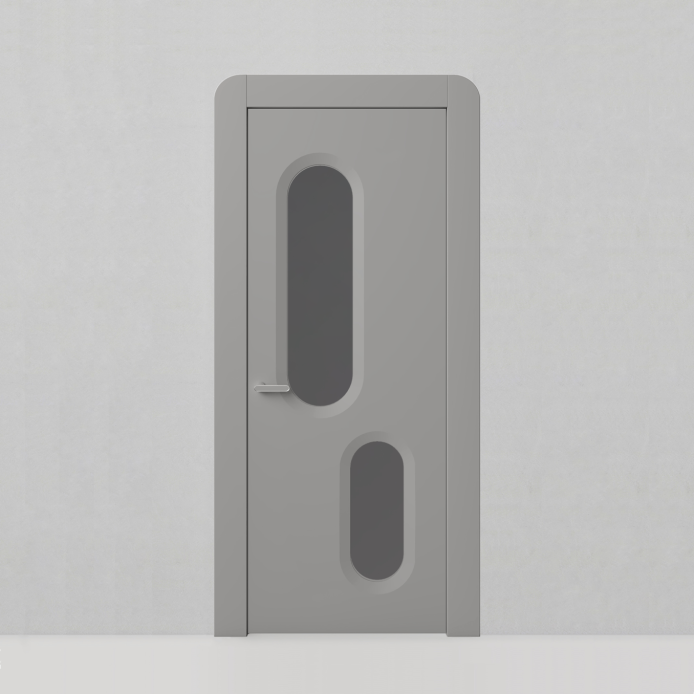 Межкомнатная дверь Солярис, модель 174 Смоук