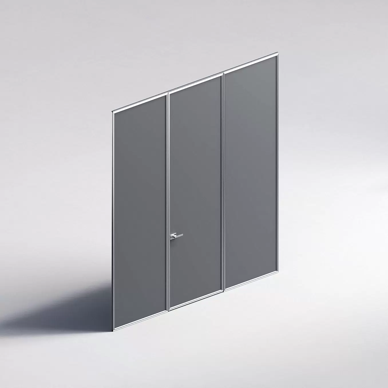 Межкомнатная перегородка Система 1000 линий , серебряный