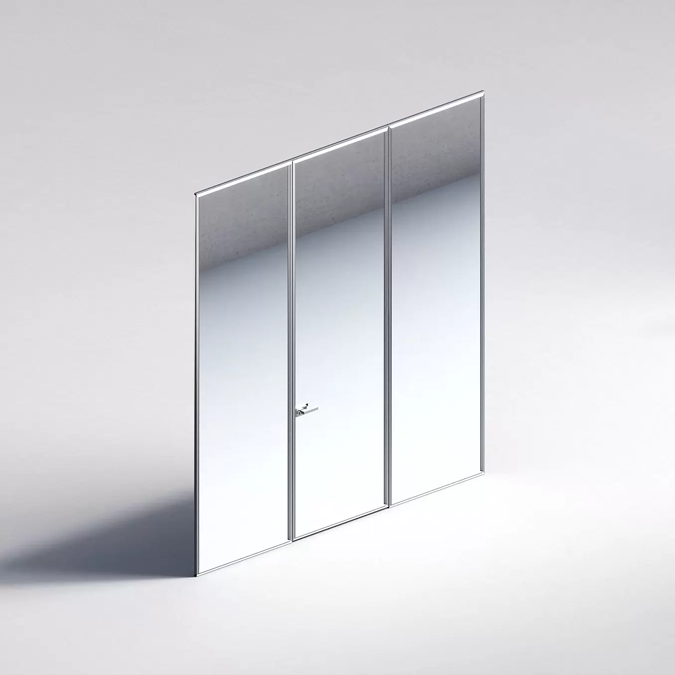 Межкомнатная перегородка Система 1000 линий , серебряный