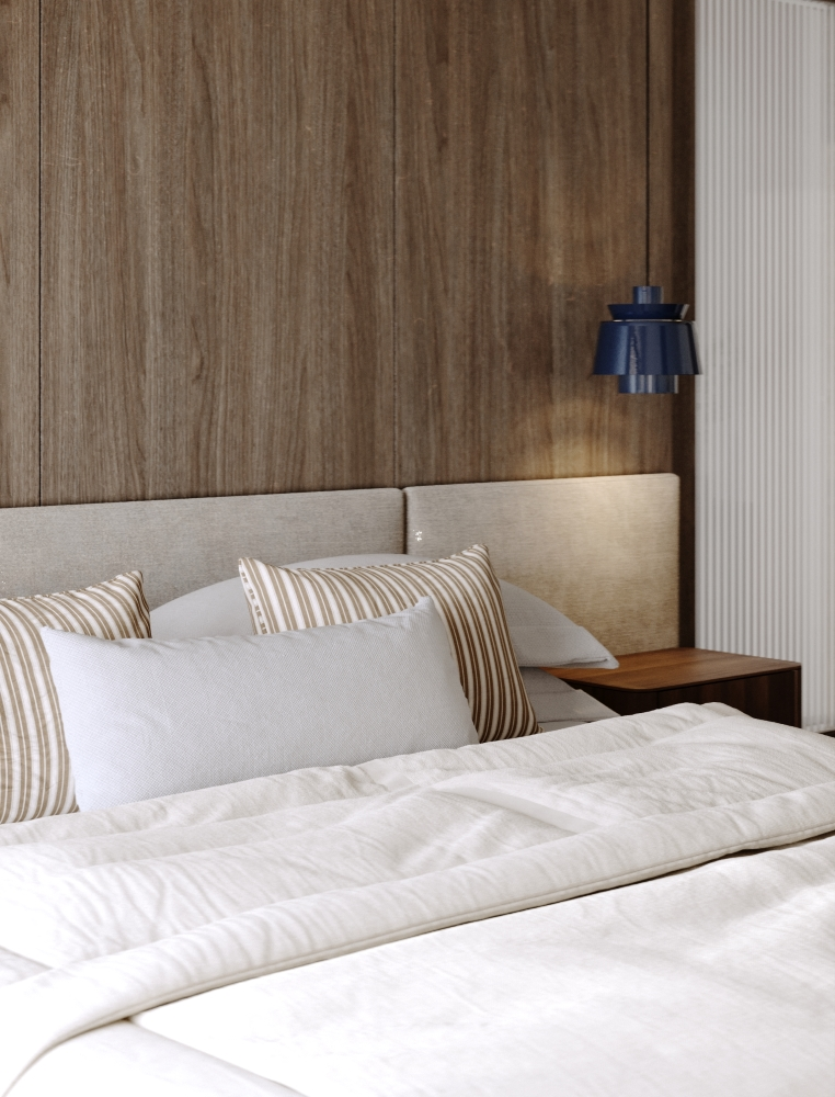 Спальня с акцентной дверью — 10