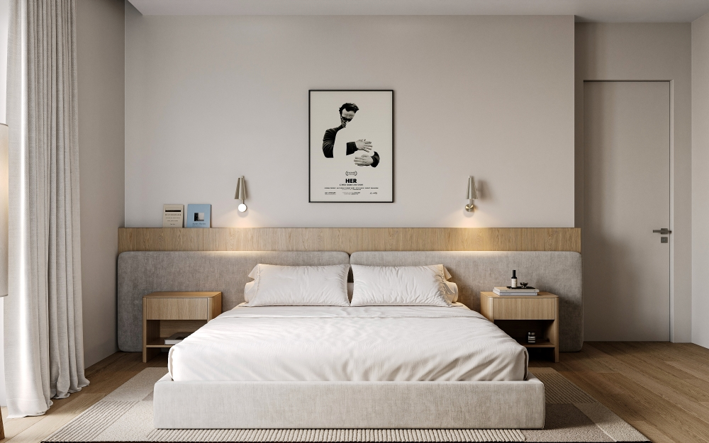 Мастер спальня с радиусной стеной — 7