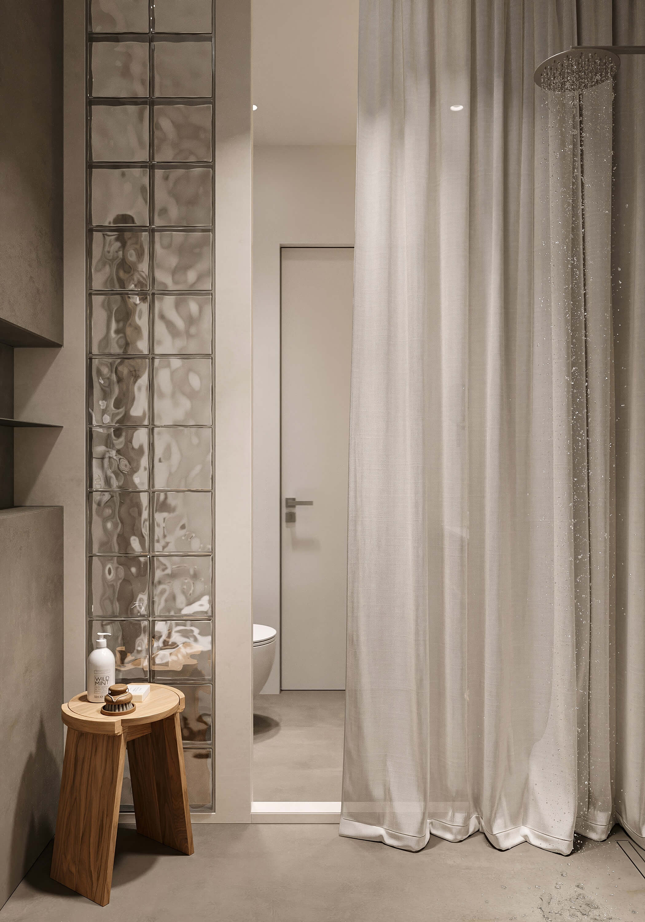 Светлая душевая — 1