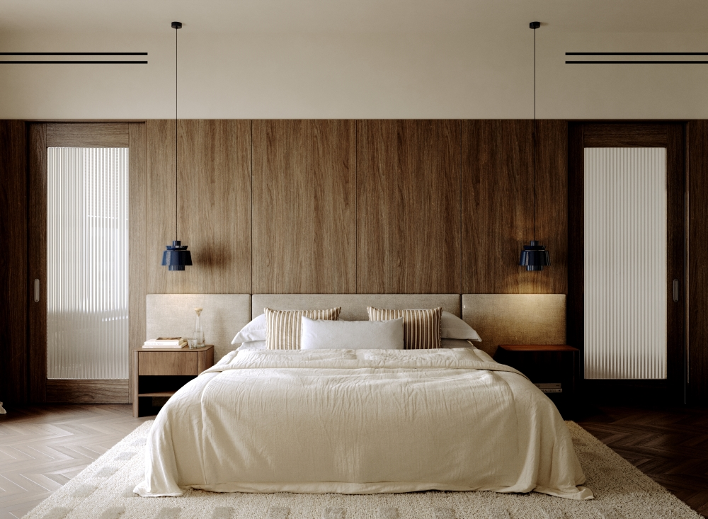 Спальня с акцентной дверью — 11