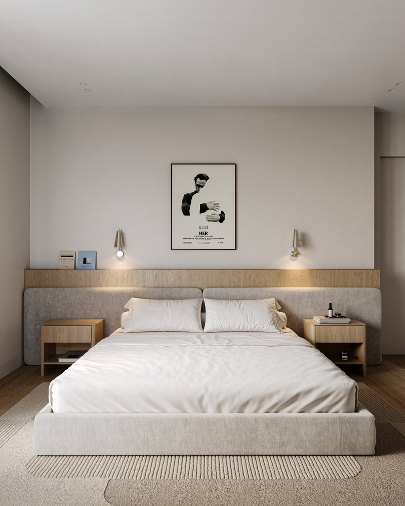 Мастер спальня с радиусной стеной — 6