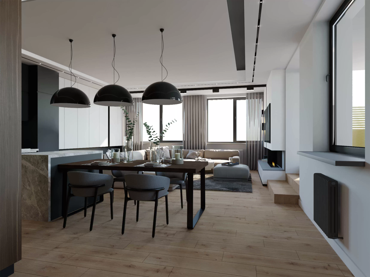 Двухэтажная квартира — 4