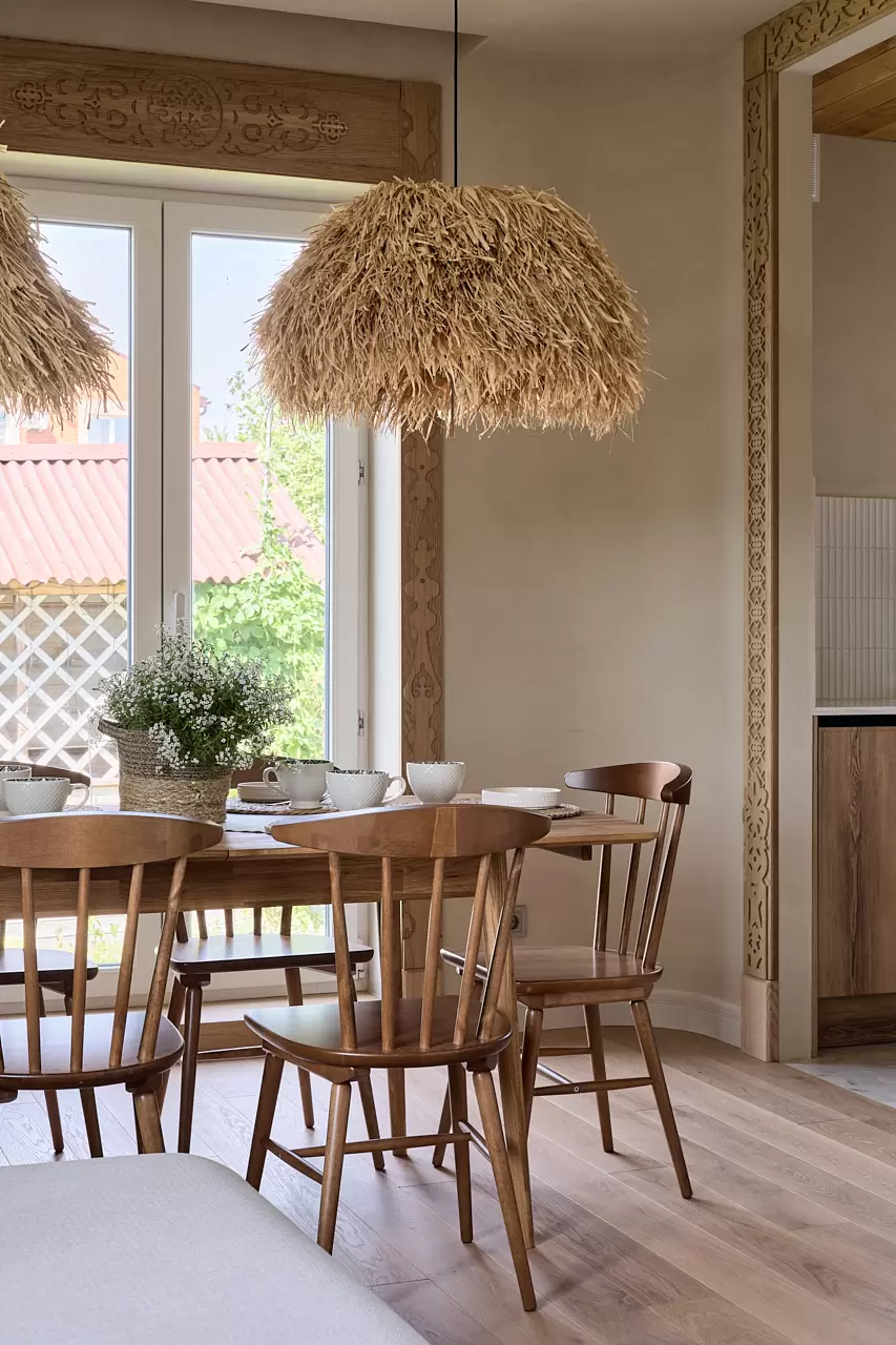 Кухня-гостиная в неорусском стиле — 7