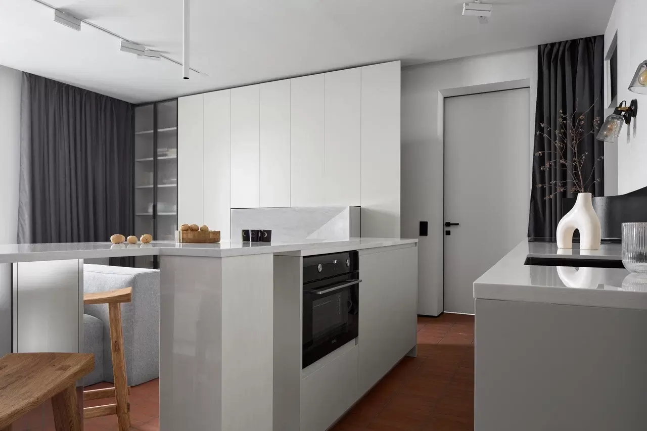 Кухня-гостиная и сельский минимализм — 9