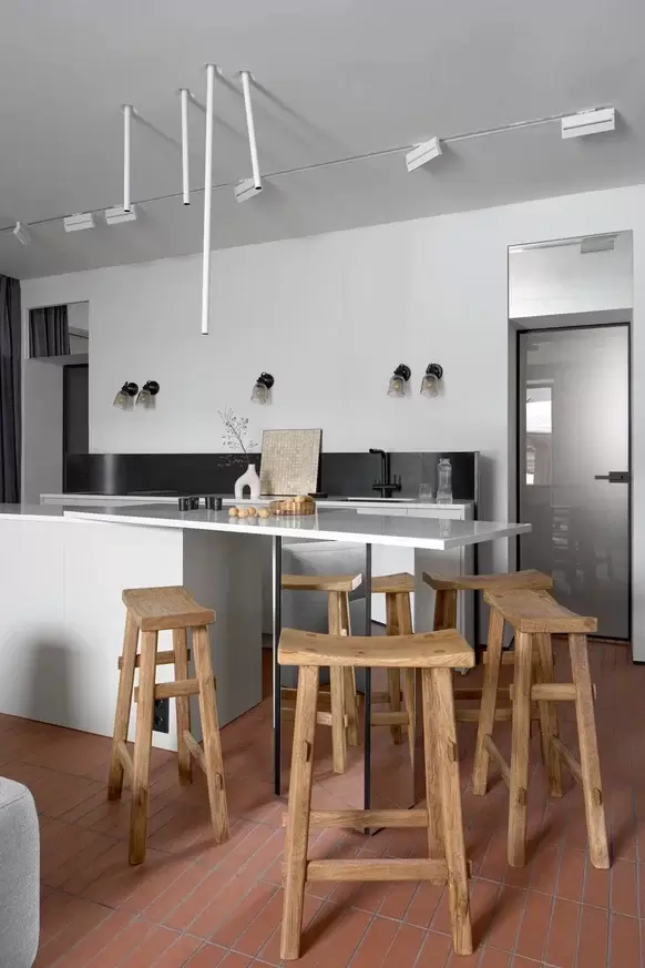 Кухня-гостиная и сельский минимализм — 13