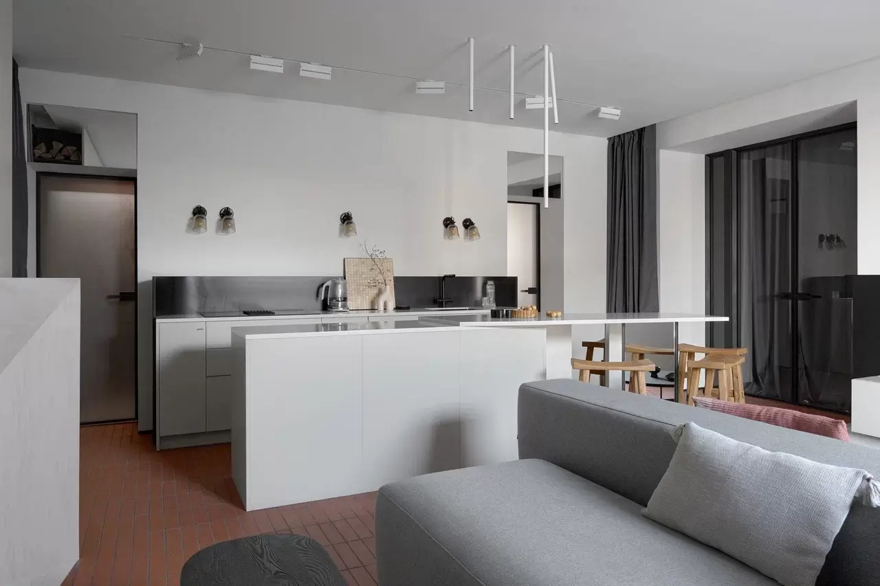 Кухня-гостиная и сельский минимализм — 1