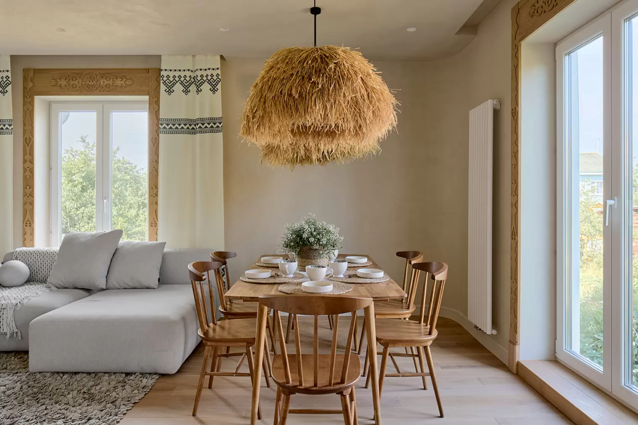 Кухня-гостиная в неорусском стиле — 4