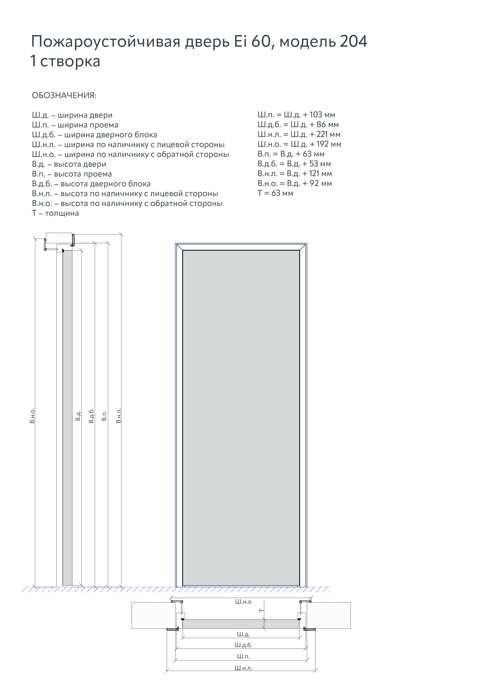 Техническая информация